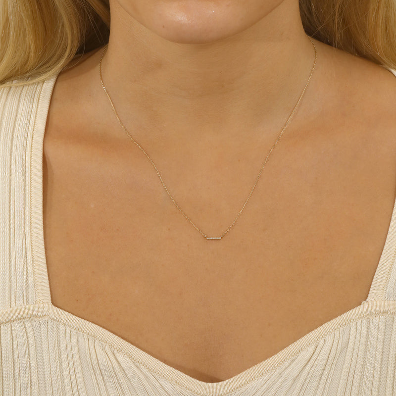 Ethically Sourced Diamond Gold Pendant Necklace