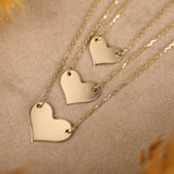 Solid Gold Heart Pendant