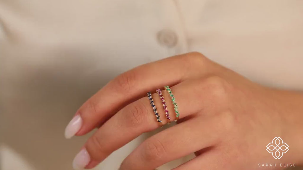 sarah elise jewelry natural birthstone rings