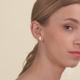 Handmade Natural Diamond Gold Earrings