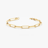 Thick Paperclip Chain Bracelet