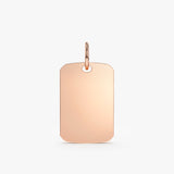 Rose Gold Custom Name Necklace Charm