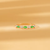 handmade natural gemstone ring