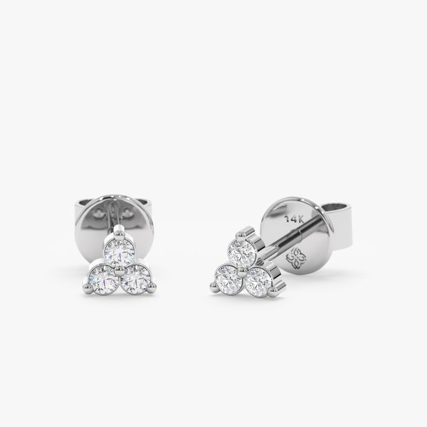 White Gold Natural Diamond Earrings