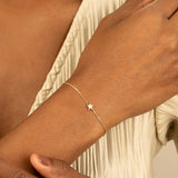 Ethically Sourced Diamond and Gold Star Bracelet