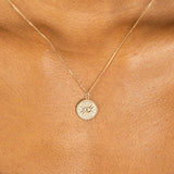 Solid Gold Lucky Eye Necklace