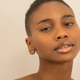 Diamond Leaf Studs