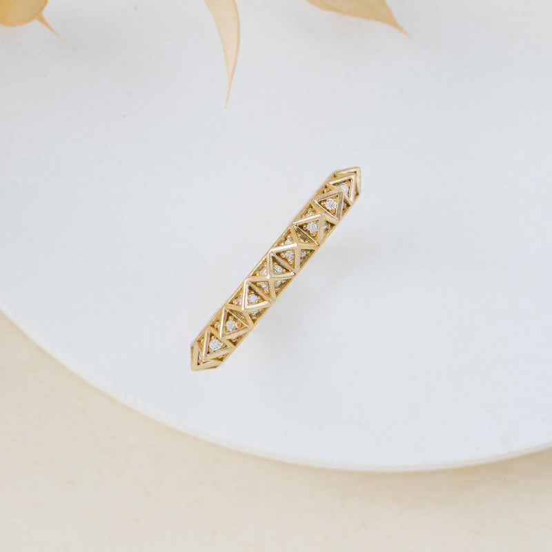 Handmade Gold Diamond Ring