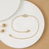 Minimalist Diamond Hamsa Bracelet