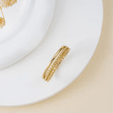 Handmade Triple Gold Ring