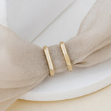 Yellow Gold U Shape Huggies