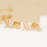 Diamond Love Earrings