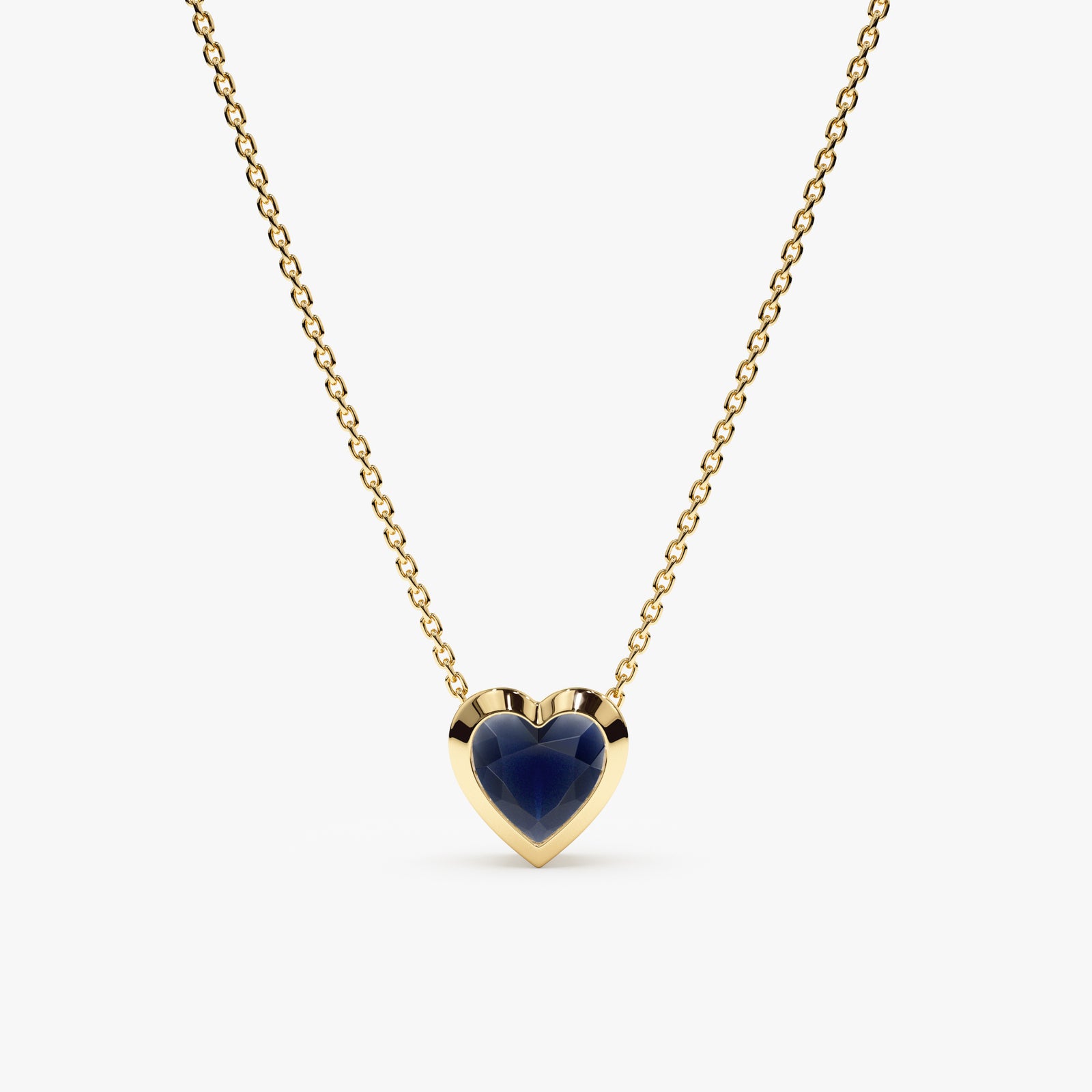 【HYERES LOR】23SS★ H Heart Spade BR Enamel Necklace Diamond Spiked Heart Necklace 14K | Adina Eden Jewels
