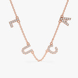 Rose Gold Handmade Necklace