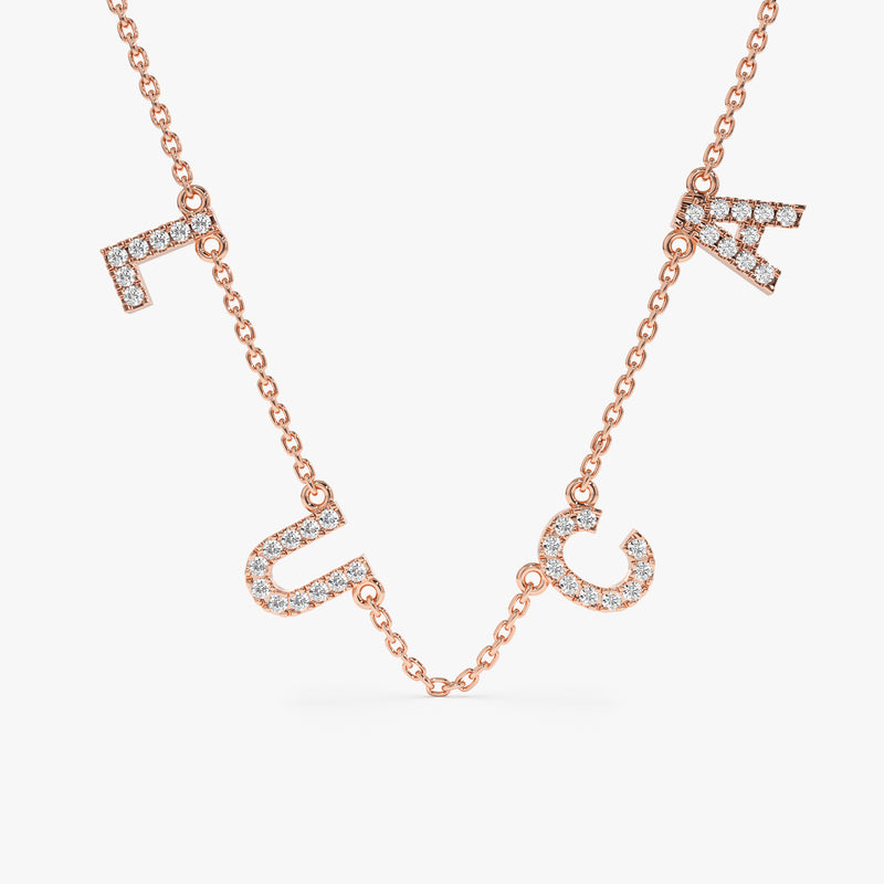 Rose Gold Handmade Necklace