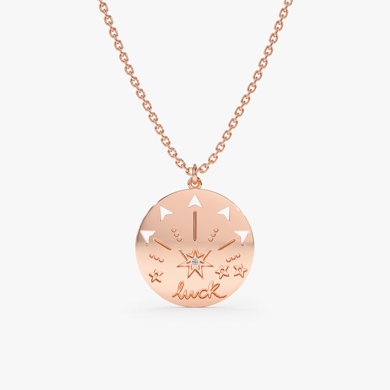Rose Gold Customizable Star Necklace