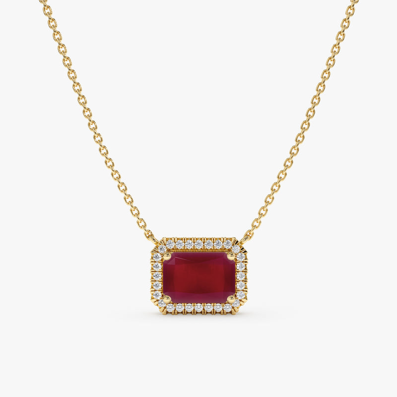 Diamond & Ruby Royalty Necklace
