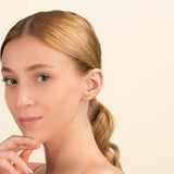Diamond Gold Stud Earrings