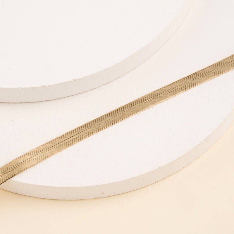 Simplistic Herringbone Design Bracelet