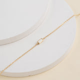Minimalist Single Baguette Diamond Bracelet