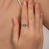 Labradorite Engagement Ring