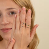 Handmade Birthstone Rings with Diamonds