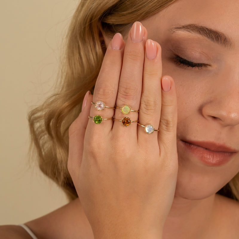 Natural Birthstone Rings