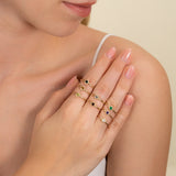 Stackable Natural Birthstone Rings