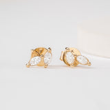 Handmade Diamond Gold Earrings