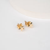 Handmade Gold Star Earrings