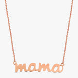 Solid gold name necklace