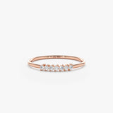 Rose gold delicate ring