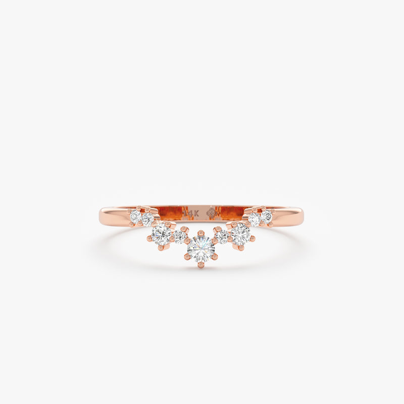 Rose Gold Nest Stacking Ring