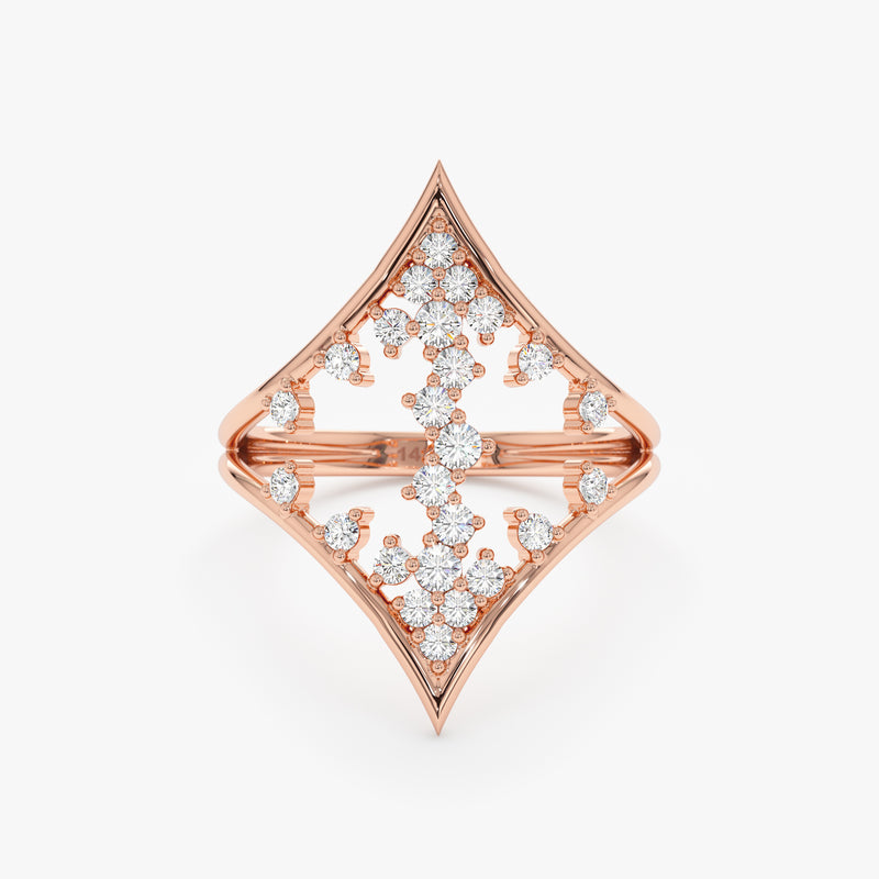 rose gold handmade ring