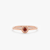 Minimalist Handmade Rose Gold Ring