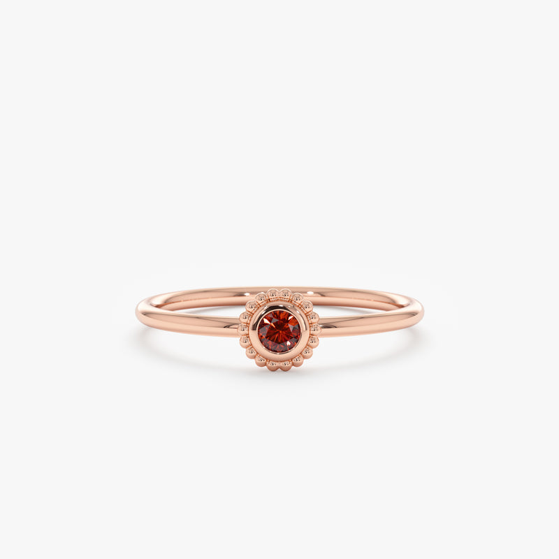 Minimalist Handmade Rose Gold Ring