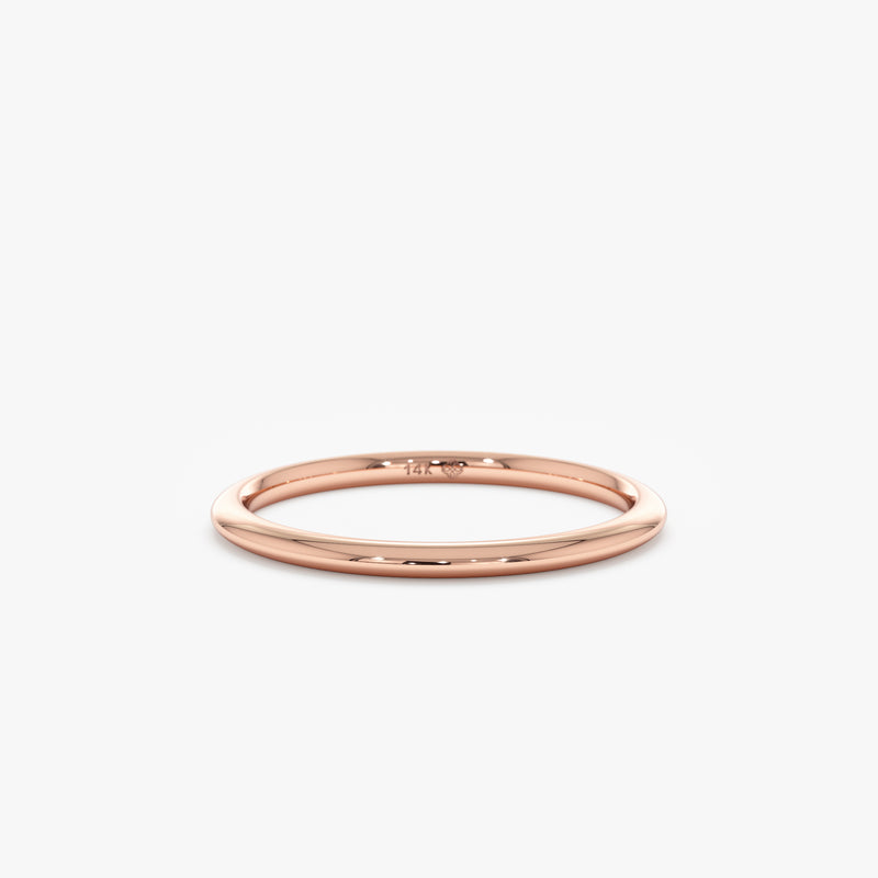 Rose Gold Wedding Band