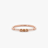 Diamond Citrine Band