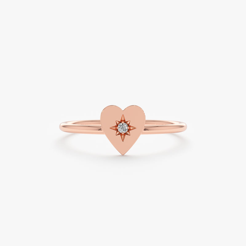 Rose Gold Diamond Ring