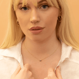 Petite Baguette Amethyst Necklace