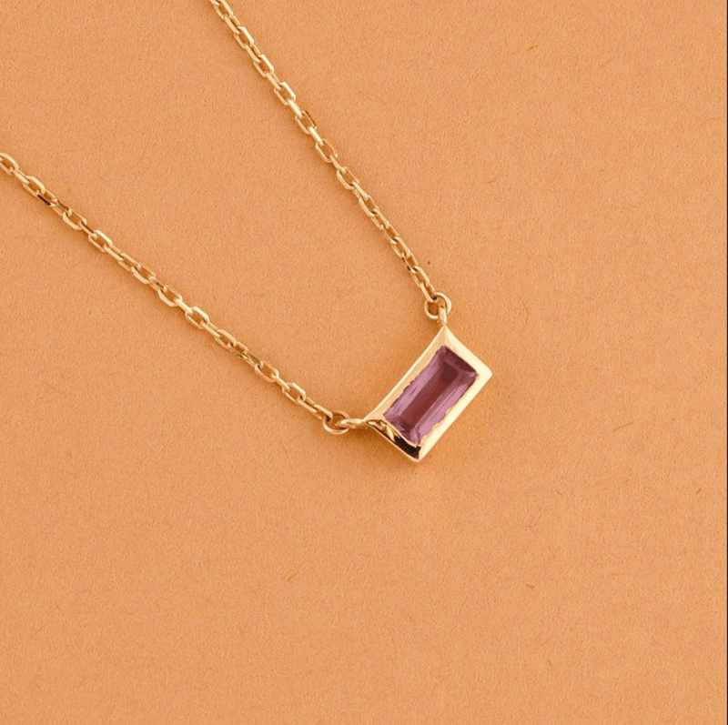 February Birthstone Amethyst Pendant