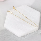 Handmade Solid Gold Diamond Chain Studs