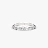 White Gold Wedding Band