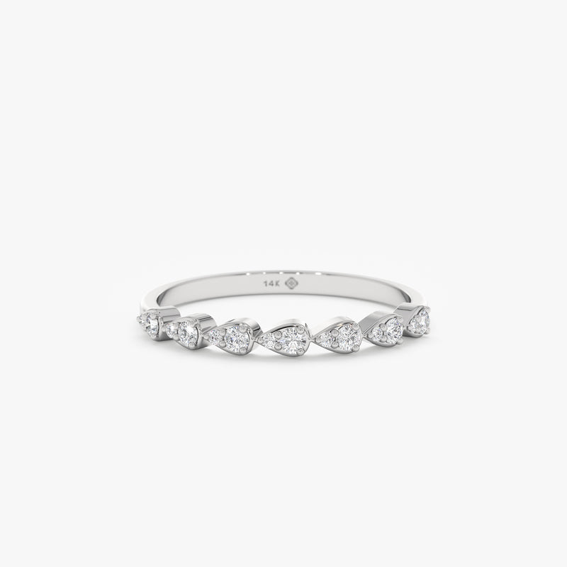 White Gold Wedding Band