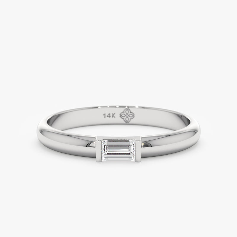White Gold Band