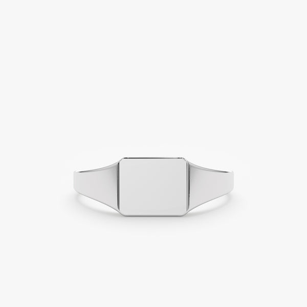 White Gold Personalized Ring