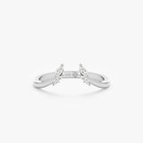 WHITE GOLD CUFF RING