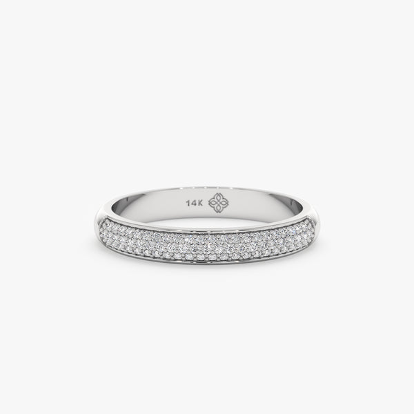 White Gold Half Eternity Ring