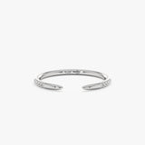 White Gold Open Diamond Ring