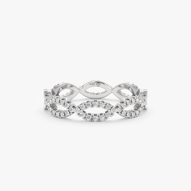 Diamond Infinity Ring - SARAH ELISE